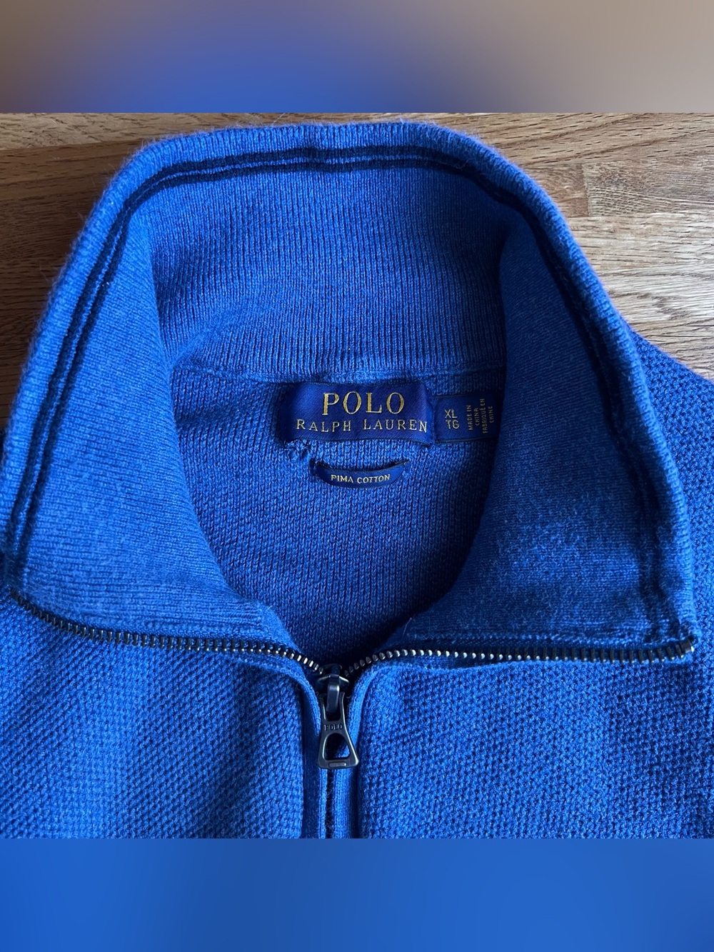 Men’s Polo Ralph Lauren Blue Quarter Zip